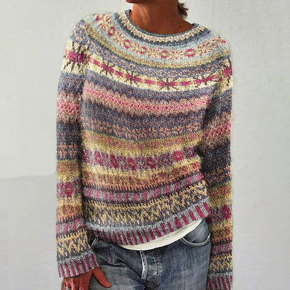 Zoey | Vintage Islandzki Sweter Wełniany