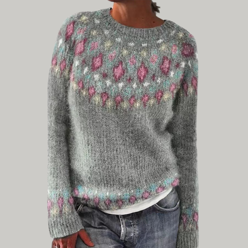 Candice | Vintage Islandzki Sweter Wełniany