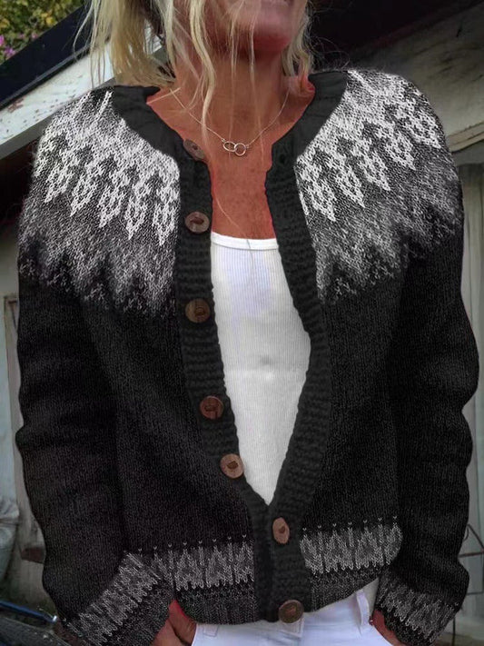 Nevaeh | Vintage Islandzki Sweter z Wełny