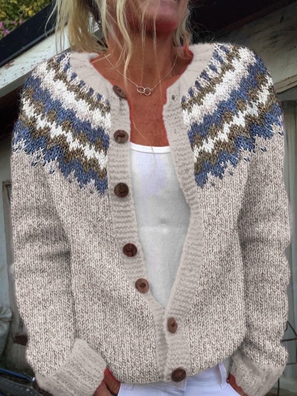 Peyton | Vintage Islandzki Sweter z Wełny