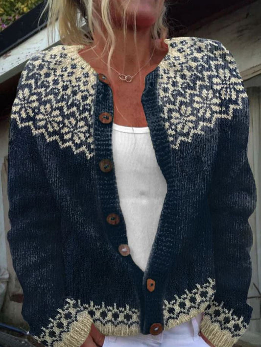 Hadley | Vintage Sweter z Wełny