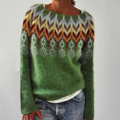 Sophia | Vintage Islandzki Sweter Wełniany