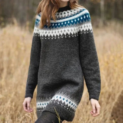 Althea | Vintage Islandzki Sweter Wełniany