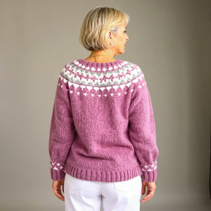 Maya | Vintage Islandzki Sweter z Wełny