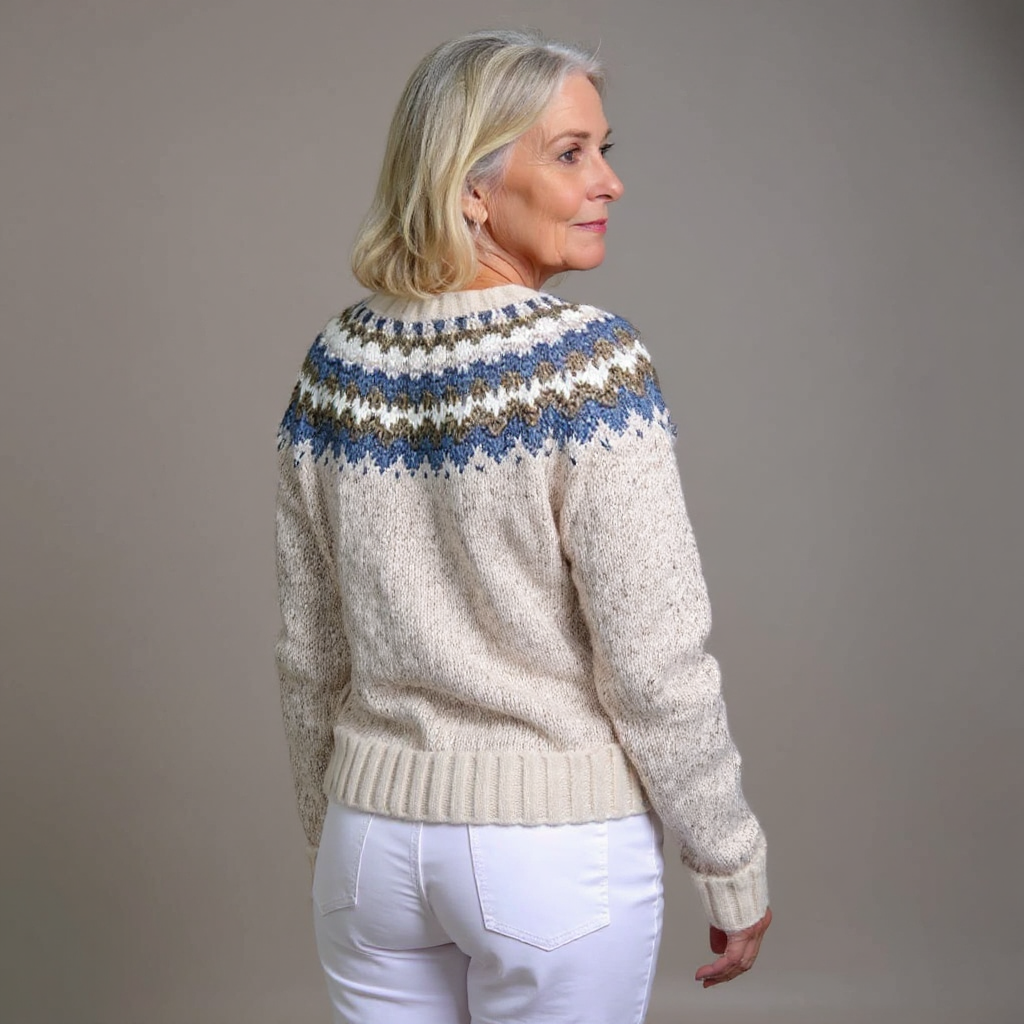 Peyton | Vintage Islandzki Sweter z Wełny