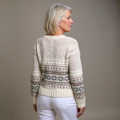 Amira | Vintage Islandzki Sweter z Wełny