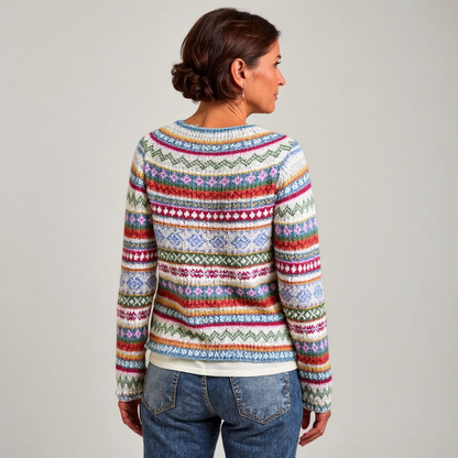 Camila | Vintage Islandzka Wełniana Sweter