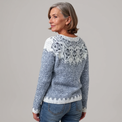 Athena | Vintage Islandzki Sweter Wełniany