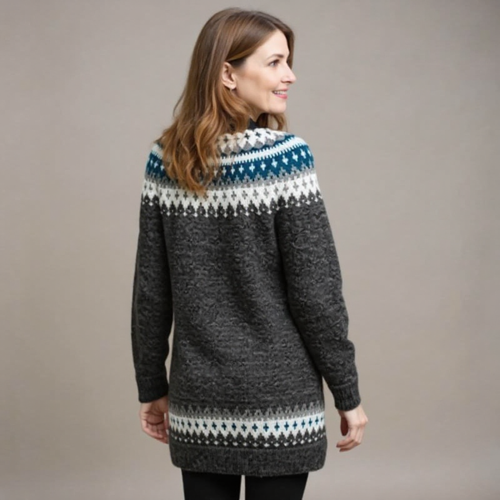 Althea | Vintage Islandzki Sweter Wełniany