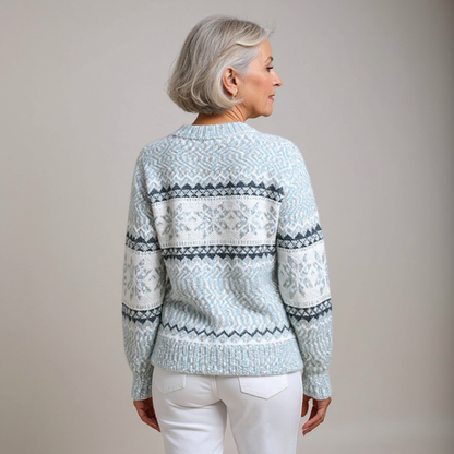 Melanie | Vintage Islandzki Sweter Wełniany