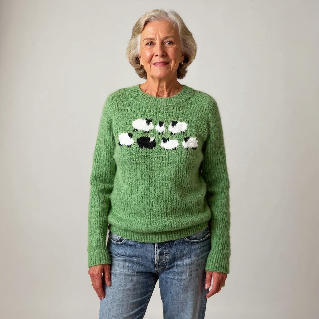 Addison | Vintage Islandzki Sweter Wełniany