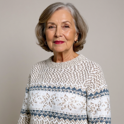 Melanie | Vintage Islandzki Sweter Wełniany