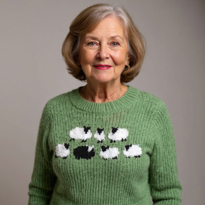 Addison | Vintage Islandzki Sweter Wełniany