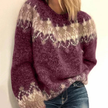 Samantha | Vintage Islandzki Sweter Wełniany